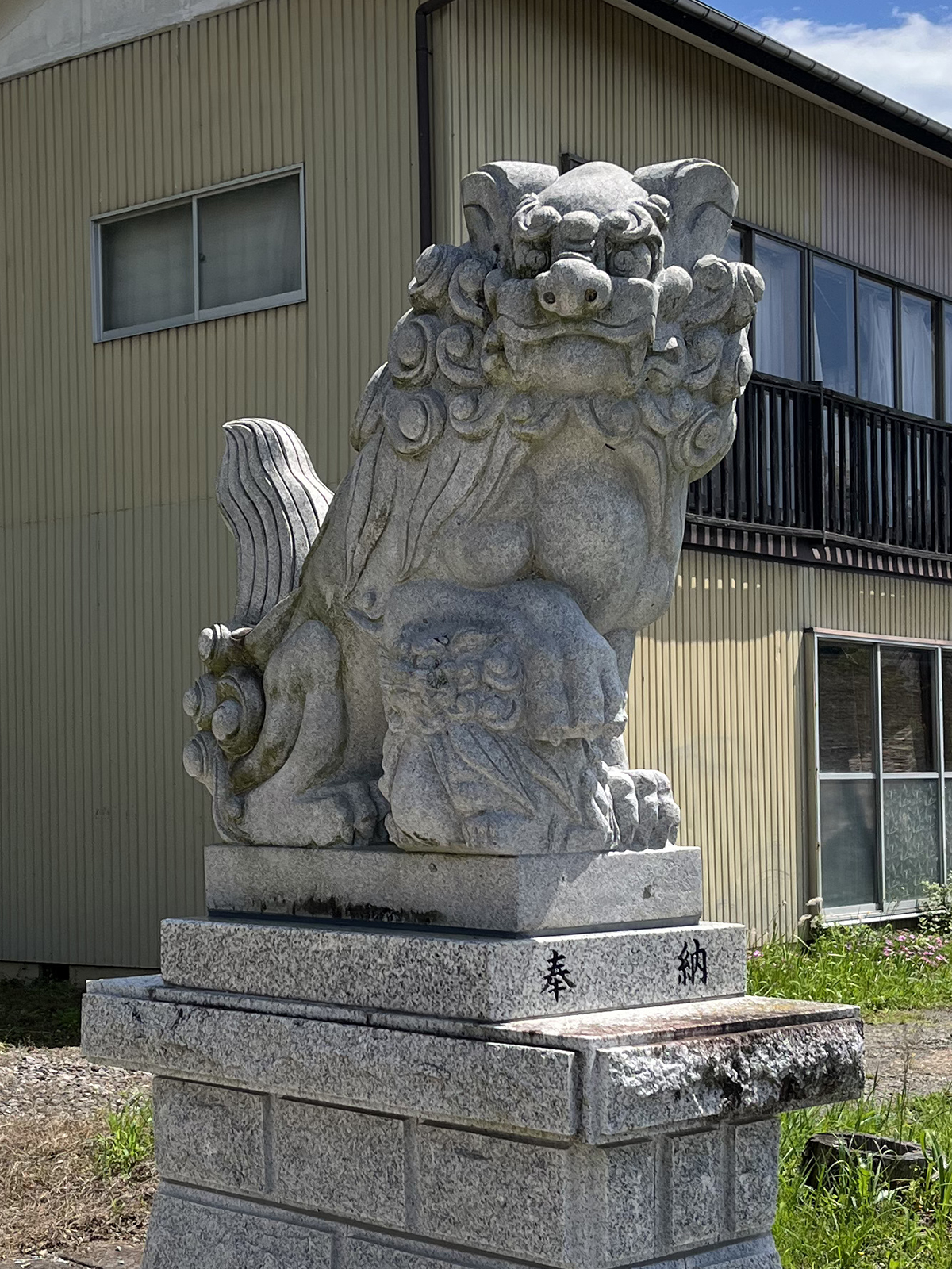 狛犬(白吽)